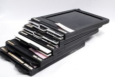 4x5 Film Holder Lot of 5 FIDELITY Deluxe Mixed Condition AS-IS For Parts JAPAN