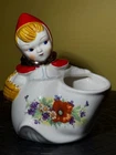 Vintage Hull Pottery Little Red Riding Hood Sugar Bowl