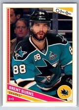 2013-14 O Pee Chee #222 Brent Burns San Jose Sharks