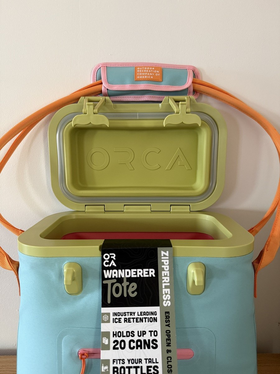 ORCA Wanderer Tote Insulated Cooler Leak Proof 20-Can Retro Color