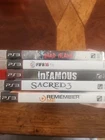 playstation 3VIDEO GAME LOT VERY CLEAN GAMES 5 IN TOTAL Disks  Perfect Condition