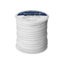 Deerskin Lace Spool 1/8" x 50 ft White - Craft Jewelry Garment Leather Lace