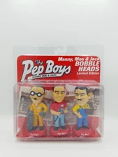 Pep Boys - Manny, Moe & Jack Bobbleheads - LIMITED EDITION!