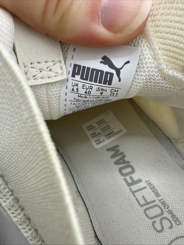 Puma Enzo Premium Women’s Shoes/Sneakers Size 9 Mesh Ivory 191331-02 NEW - Picture 6 of 16