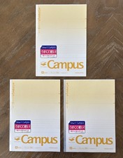  3 Kokuyo Smart Campus Notebook A Yellow Cover 7mm 30 Pages GS3CAT-Y Japan