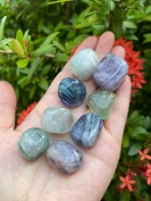Grade A  Fluorite Tumbled Stones, 0.8"-1.25" Tumbled Fluorite, Pick How Many