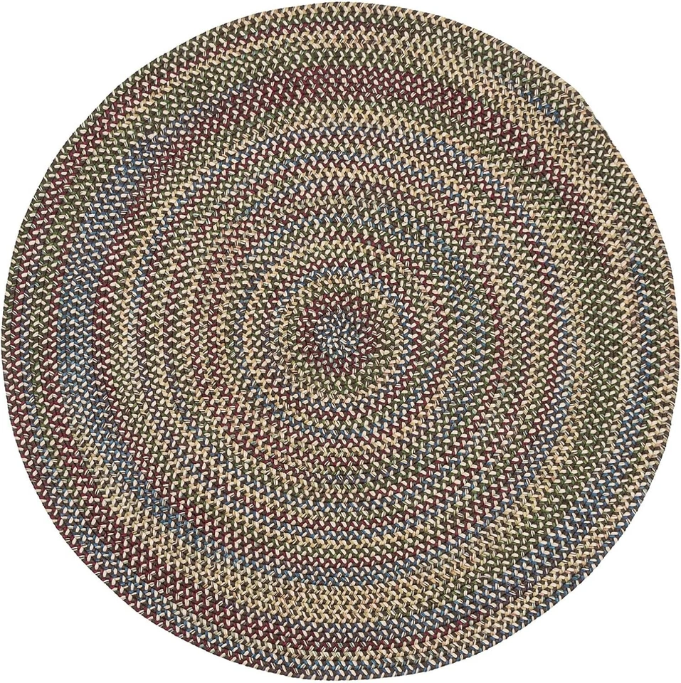 Alfombra trenzada artesanal redonda Colonial Mills Naples Foto 4 de 4