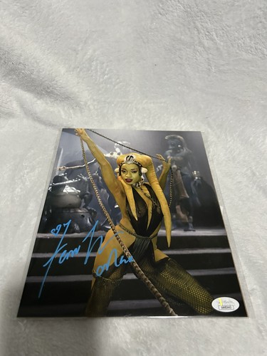 Femi Taylor Star Wars Signed Color 8x10 photo COA JSA The Slave Girl Return