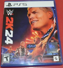 PS5 WWE 2K24  W/ Case & Insert - TESTED WORKS