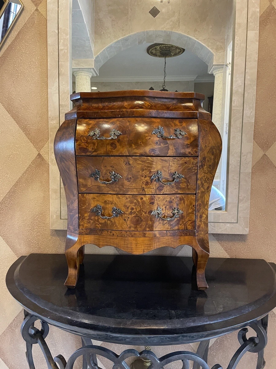 Ethan Allen Miniature Bombe chest Jewelry Box eBay