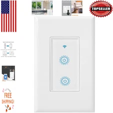 Dual Control Smart Light Switch - Easy Remote Access & Scheduling Features