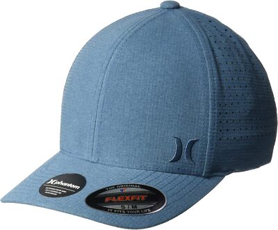 Hurley Men's Phantom Ripstop Curved Bill Small-Medium, Obsidian/Black 