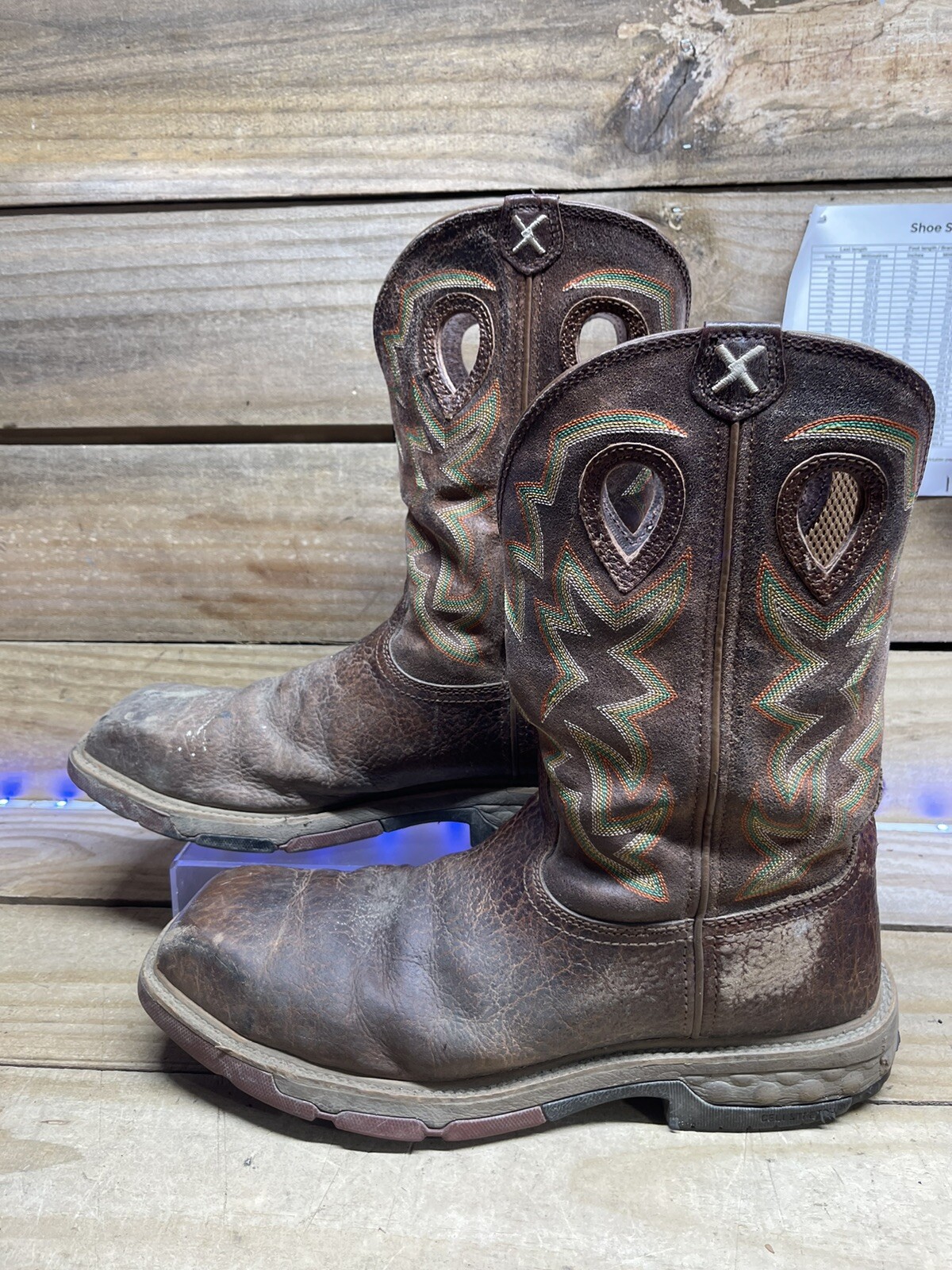 Dan Post Men's Milwaukee RToe 13" Cowboy Boots In Black Mignon Corona Leather - 18 D, Classic Western Style - View #9
