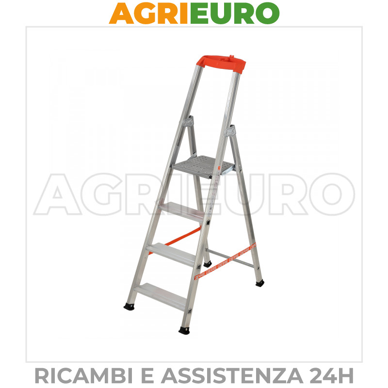 Gierre Stabila AL710 - Scala in alluminio 4 gradini - mt. 1.47
