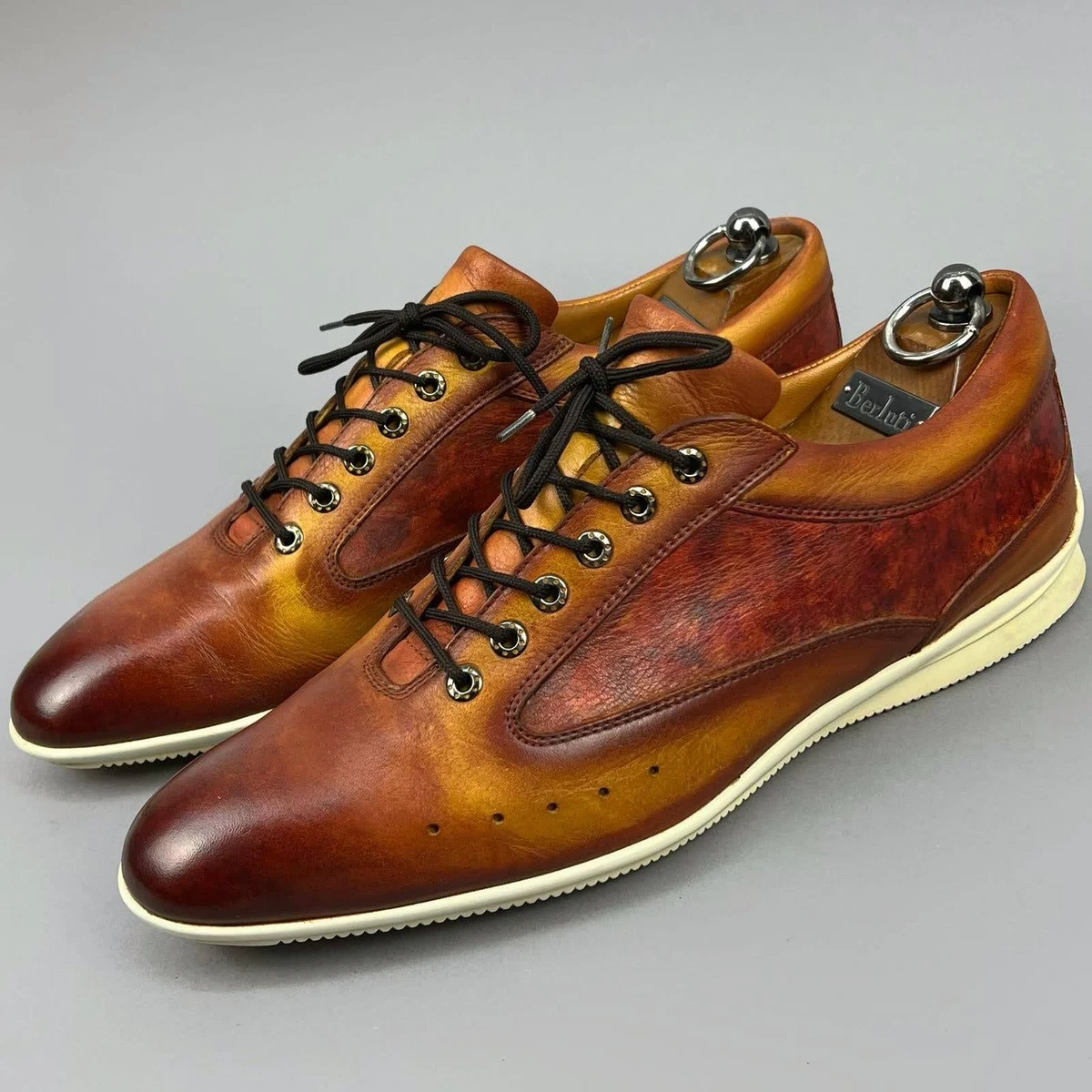 John Lobb for Aston Martin driving shoes Exclusive marble patina sz 8 or 41 eur
