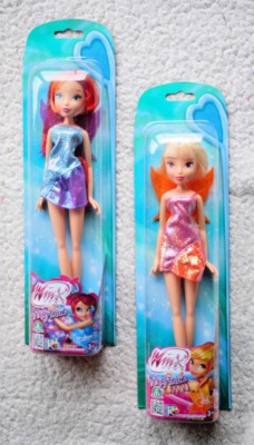 LOT 2 WINX CLUB DOLLS (MUÑECAS): BLOOM & STELLA. NEW ONLINE CONTENT! BNIB!