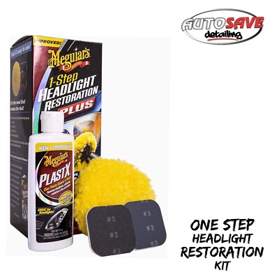 G1900EU One-Step Scheinwerfer Restaurationsset Scheinwerfer Rückleuchten von Meguiars