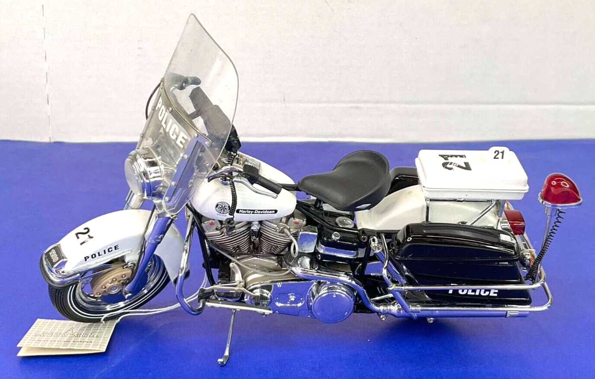 ★フランクリンミント / ハーレー ダビッドソン /ポリス・バイク　1/10★ Franklin Mint Precision Models Harley Davidson Police Motorcycle