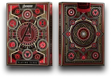 Avengers Infinity Saga Marvel Studios Theory11 RED Edition Playing Cards Poker