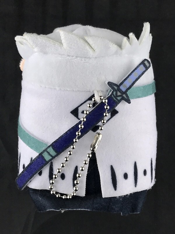 Bleach 20th Exhibition Mochi Kororin Plush Doll Key Chain Toshiro