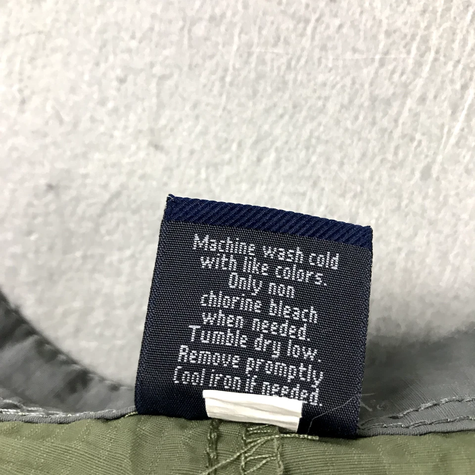 Шорты мужские Croft Barrow 44 зеленые нейлоновые плоские передний грузовой карман - Изображение 4 из 4