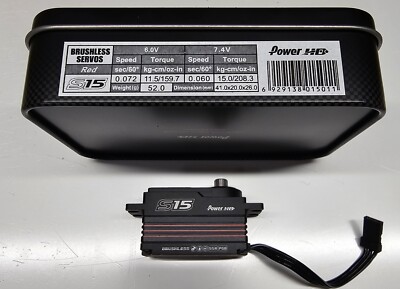 POWER HD STORM S15 PGM Brushless Premium Titaniun & Stell Gear