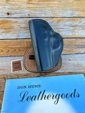 Don Hume H720  Black Leather Paddle Holster For KAHR K40 LEFT