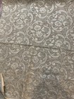Vintage Floral Garland Flowers Swirl Woven Green Jacquard Imported Fabric French — photo 9