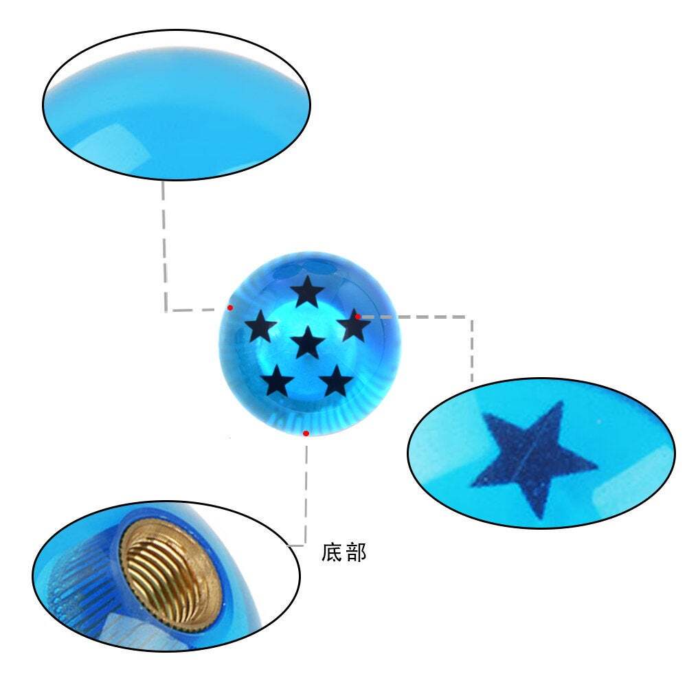 ドラゴンボール - Mr.c8p Brand New 6 Star Blue Dragon ball Z Custom 54mm Shift Knob