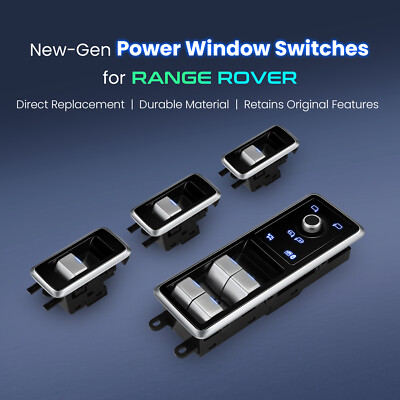 XTRONS Fensterheberschalter Tasten für Land Rover Range Rover Sport L494 L405