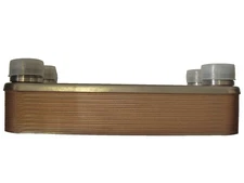 Outdoor Wood Furnace Boiler Brazed Plate Heat Exchanger 20 Plate 1 Inch Ports