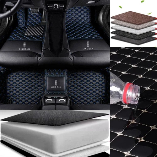 For Lincoln Town Car 1998-2011 Car Floor Mats Carpets Liner Custom Waterproof - Imagen 7 de 37