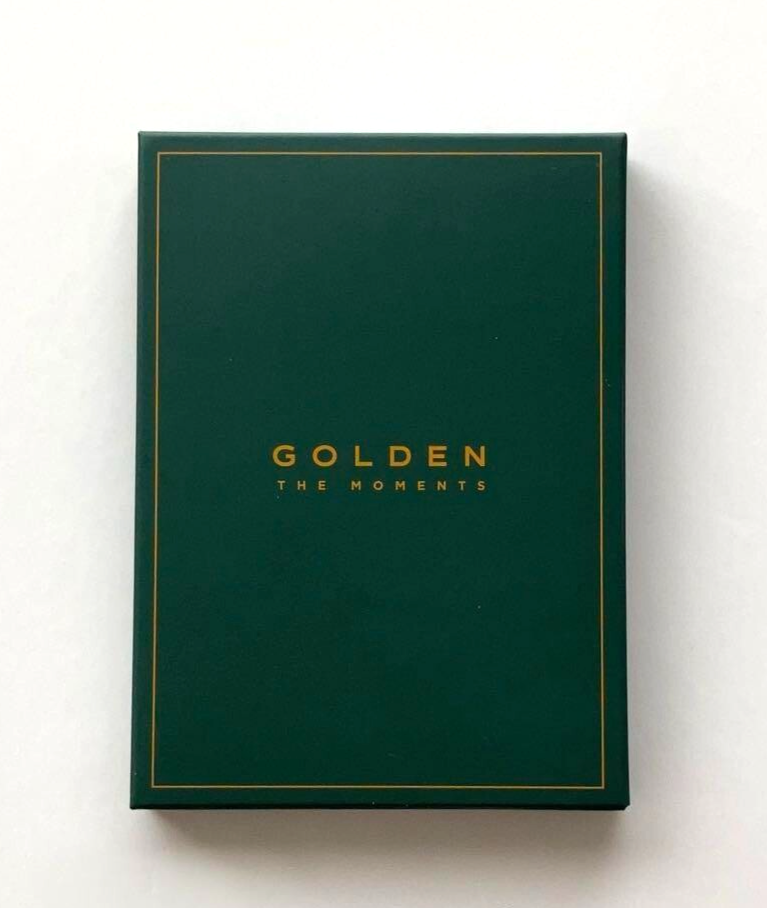 BTS JUNGKOOK Exhibition Photo Holder Keyring GOLDEN The Moments