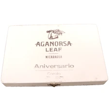 Aganorsa Leaf Gran Robusto Aniversario Corojo Wooden Cigar Box 9" x 6" x 1.25