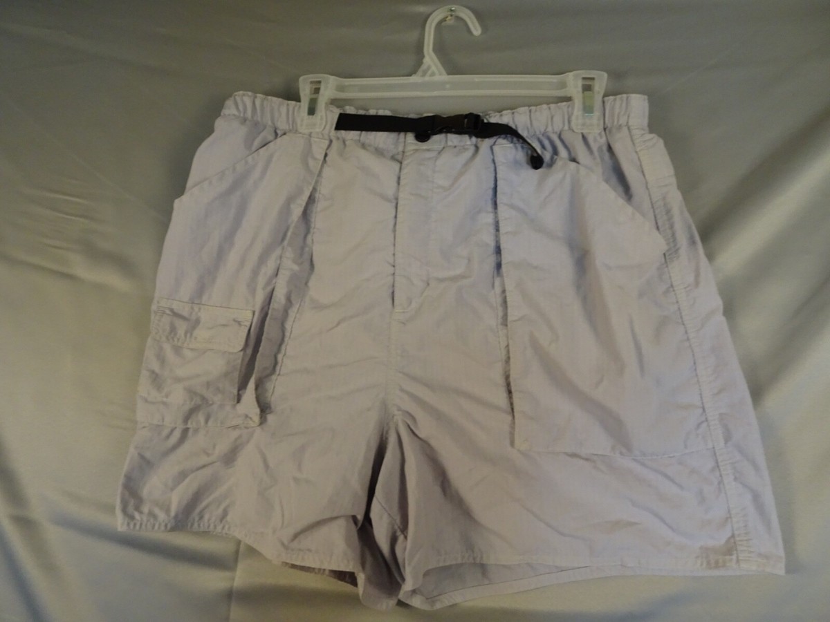 Lands End Hiking Shorts Womens L Outdoor Belted Gorpcore Cargo