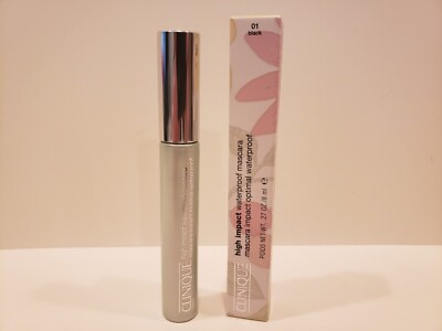 Clinique ~ High Impact Waterproof Mascara ~ #01 Black ~ 0.27 oz ~ NIB
