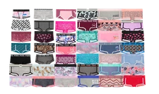 Victoria's Secret PINK Variety Mixed Logo Boyshort Panty Underwear, Pack of 3