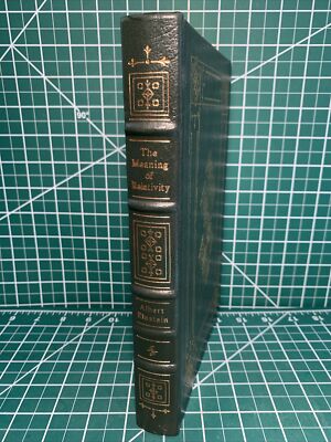 Easton Press The Meaning of Relativity Albert Einstein (Rare Cover) Like New