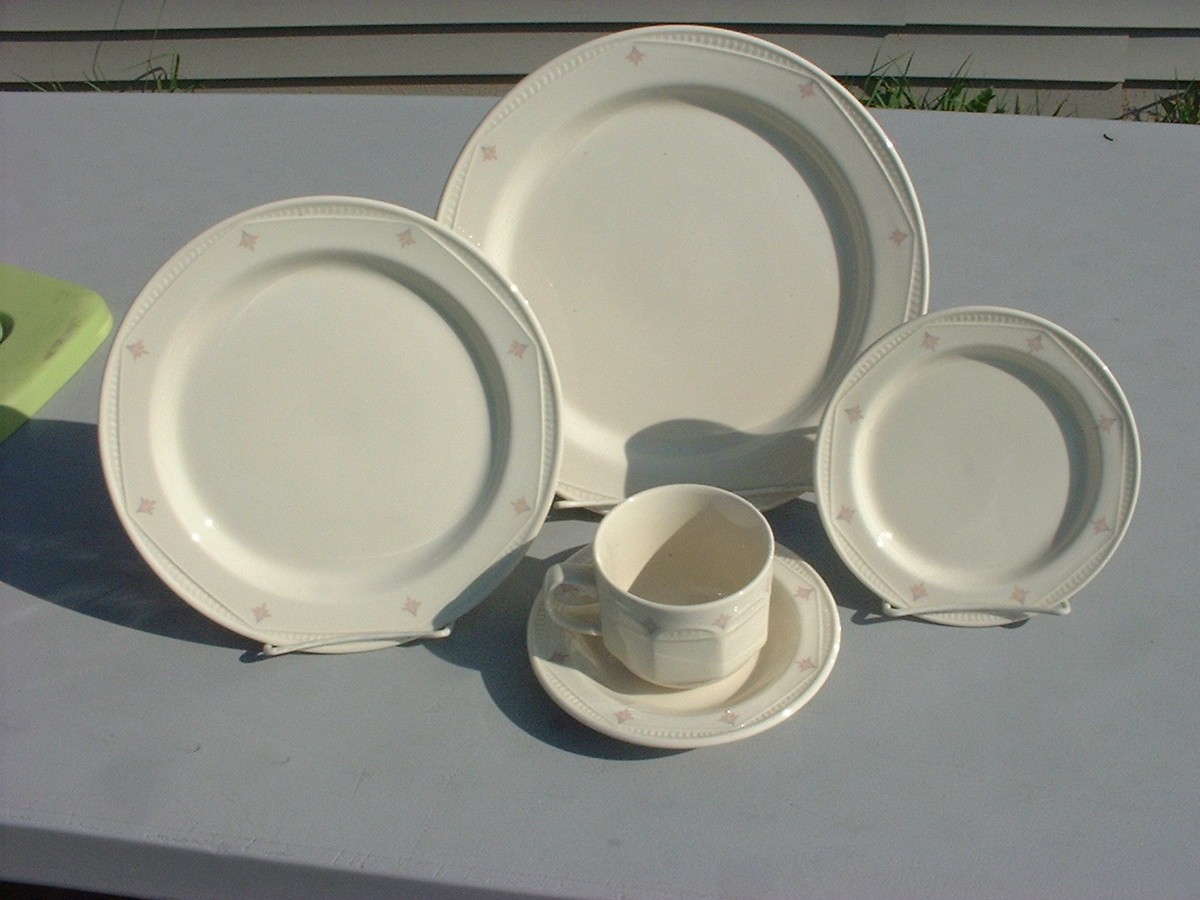 Steelite International 20pc Dinnerware Set-Monte Carlo Pattern