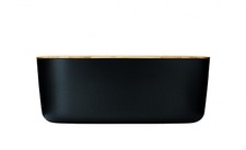 STELTON Brotkasten schwarz Brotkorb Schneidebrett RIG-TIG Z00360