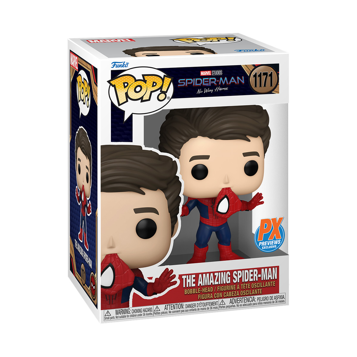 Amazing Spider-Man Unmasked PX Previews Exclusive Funko Pop Amazing Spider-Man Unmasked PX Previews Exclusive Funko Pop