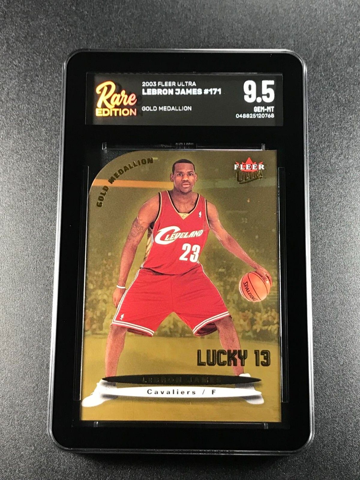 LEBRON JAMES 2003 FLEER ULTRA #171 GOLD MEDALLION ROOKIE RARE EDITION 9.5  RE GEM | eBay