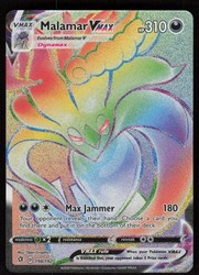 Malamar VMAX 198/192 Rebel Clash Secret Rare Full Art Holo