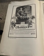 Reader&rsquo;s Digest Mark Twain&rsquo;s &ldquo;Huckleberry Finn&rdquo;United  Artist Press book 1974.