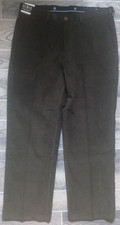 NWT Haggar Mens 38x30 Military Green Premium Stretch Classic Fit Corduroy Pants