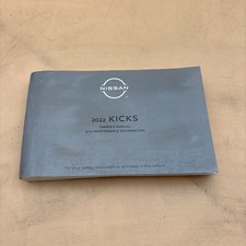 2022 Nissan Kicks Owners Manual With Free Shipping