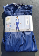 L&D Aldi Regenhose Matschhose Gr. 146/152 Junge Mädchen blau mit Etikett NEU