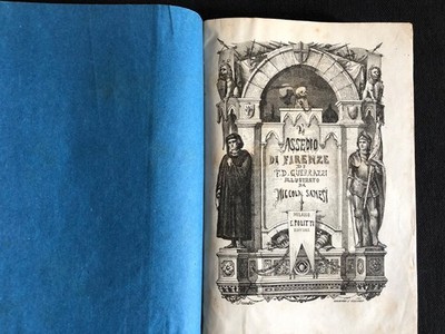 Warrazzi, altes Bilderbuch, Aufl. von edlem, D. Alighieri 1869