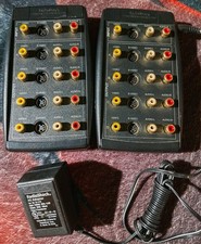 2 RadioShack Video Distribution Amplifier with 1 AC Adapter 15-1172