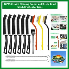 Compact 12PCS Cleaning Brush Set with Ergonomic Handles - for Home Use